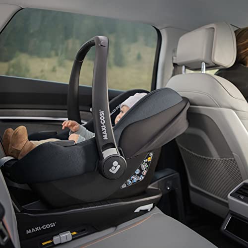 Maxi-Cosi CabrioFix i-Size Silla de Coche para Bebé, de 0-12 Meses (hasta 12 kg), 3.2 kg, Compatible con Cochecitos, Essential Graphite
