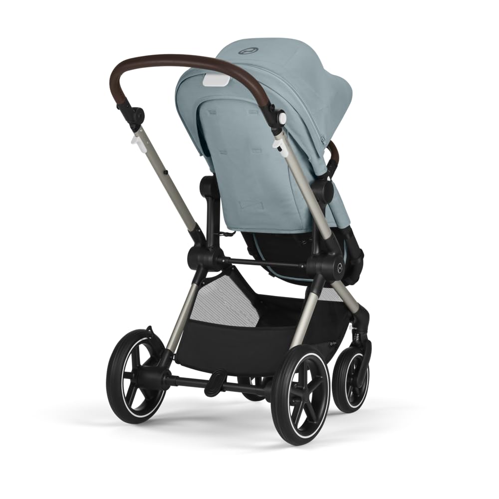 CYBEX EOS Lux Silla de Paseo 2 en 1, desde el Nacimiento hasta 22 kg, Sky Blue