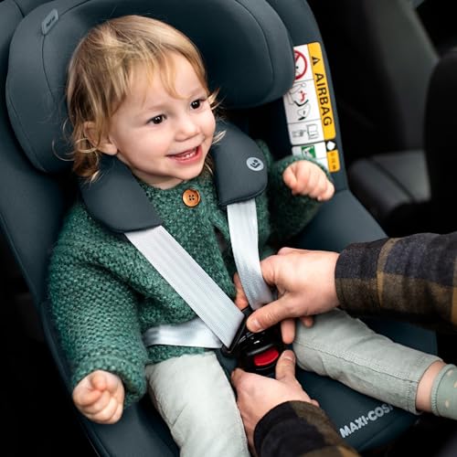 Maxi-Cosi Pearl 360 Silla de Coche Giratoria i-Size ISOFIX, de 3 Meses a 4 Años (61-105 cm), G-CELL, Authentic Graphite