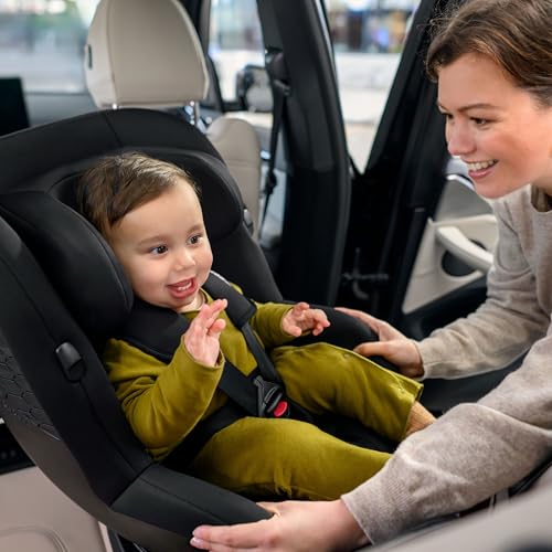 Maxi-Cosi Mica 360 S Silla de Coche Giratoria i-Size ISOFIX, de 3 Meses a 4 Años (61-105 cm), Protección G-CELL, Tonal Black