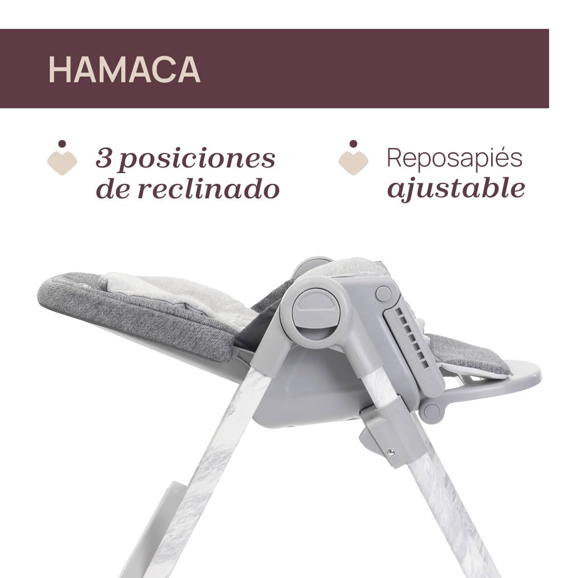 Chicco Polly Armonia Trona Evolutiva 3en1, de 0 Meses a 40 kg, 9 Alturas, Plegado Compacto, Gris Oscuro