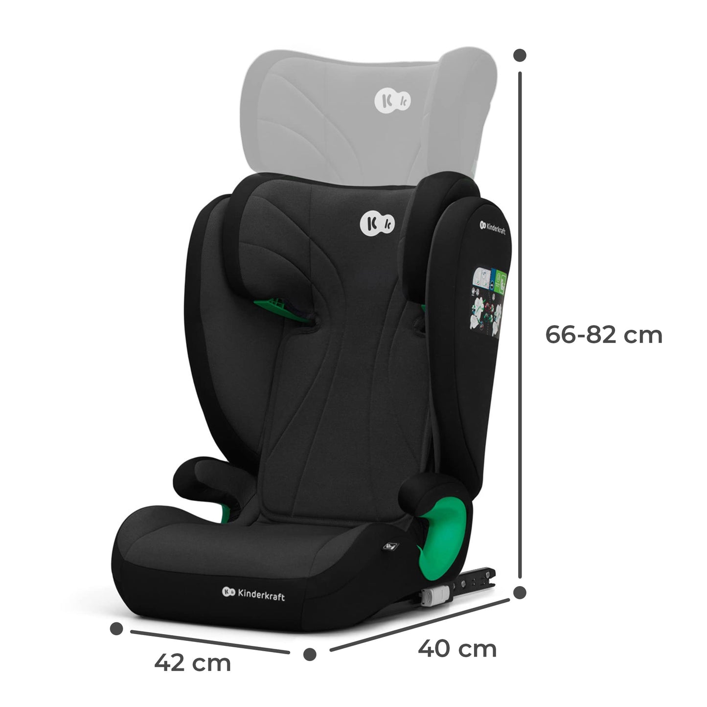 Silla de coche Kinderkraft JUNIOR FIX I-SIZE