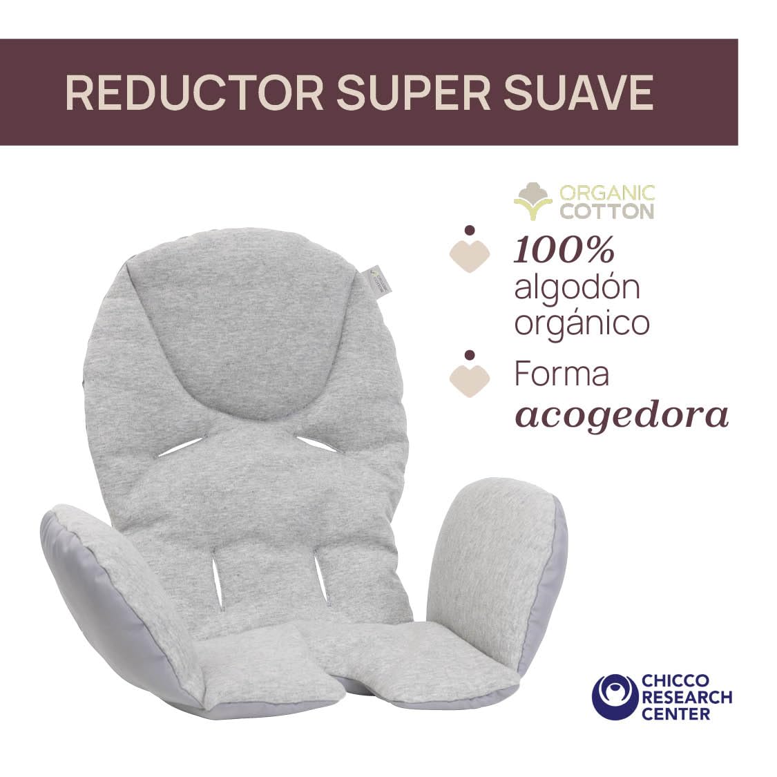 Chicco Polly Armonia Trona Evolutiva 3en1, de 0 Meses a 40 kg, 9 Alturas, Plegado Compacto, Gris Oscuro
