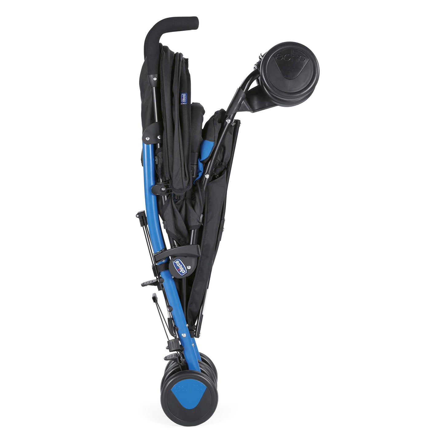 Chicco Echo Silla de Paseo Ligera y Compacta, Plegado Paraguas, desde el Nacimiento, hasta 22 kg, Azul