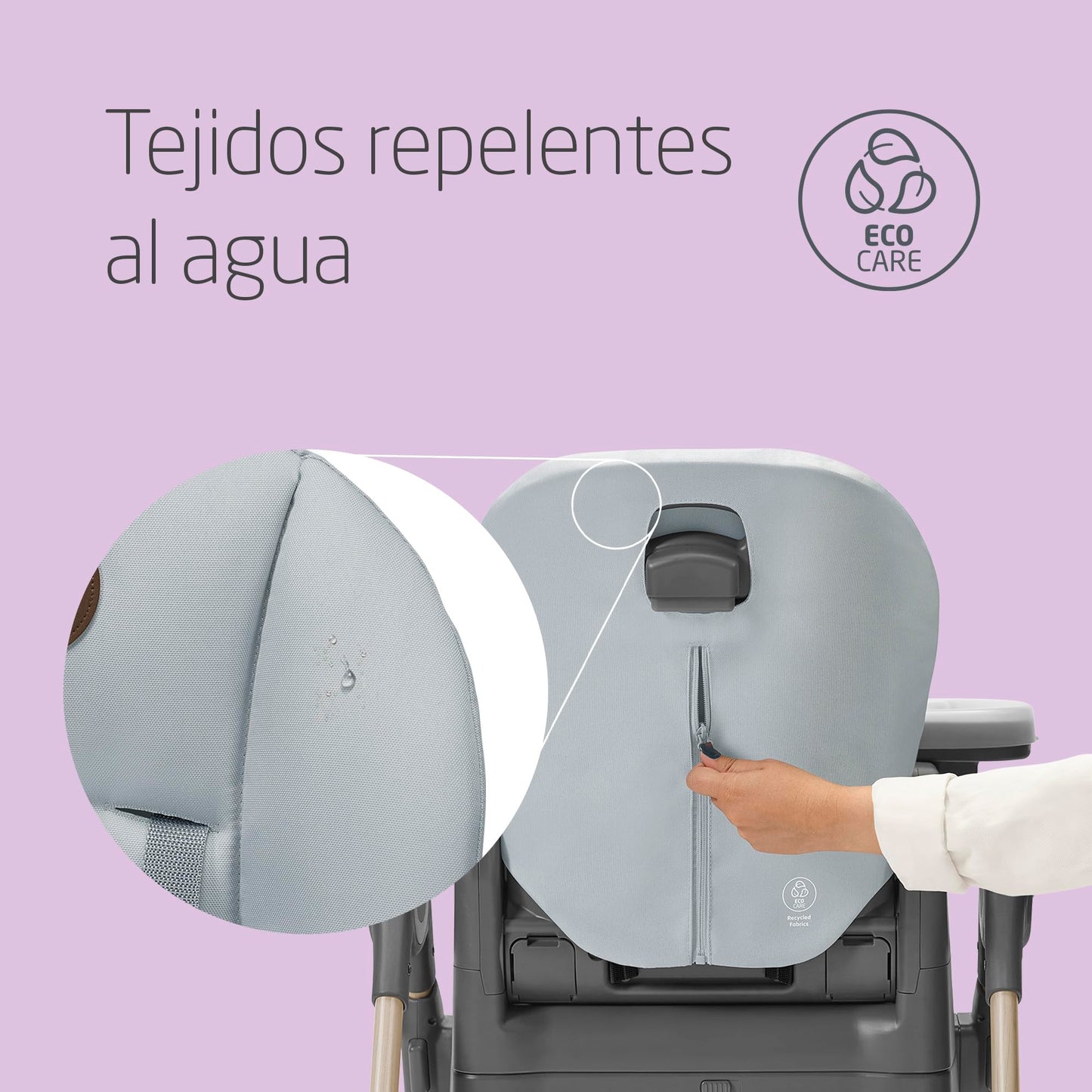Maxi-Cosi Minla Trona Evolutiva 6 en 1, de 0-14 Años, hasta 60 kg, 9 Alturas, Plegado Compacto, Beyond Grey
