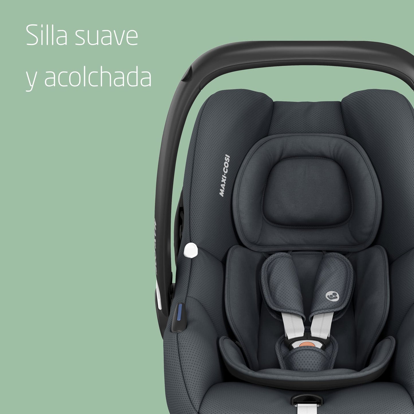 Maxi-Cosi CabrioFix i-Size Silla de Coche para Bebé, de 0-12 Meses (hasta 12 kg), 3.2 kg, Compatible con Cochecitos, Essential Graphite