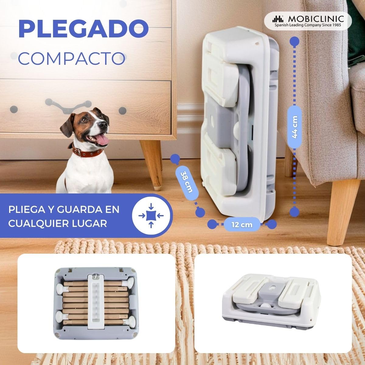 Mobiclinic Kids Kiara Trona Evolutiva 3 en 1, Plegable, Bandeja Ajustable, Impermeable, de 6-36 Meses