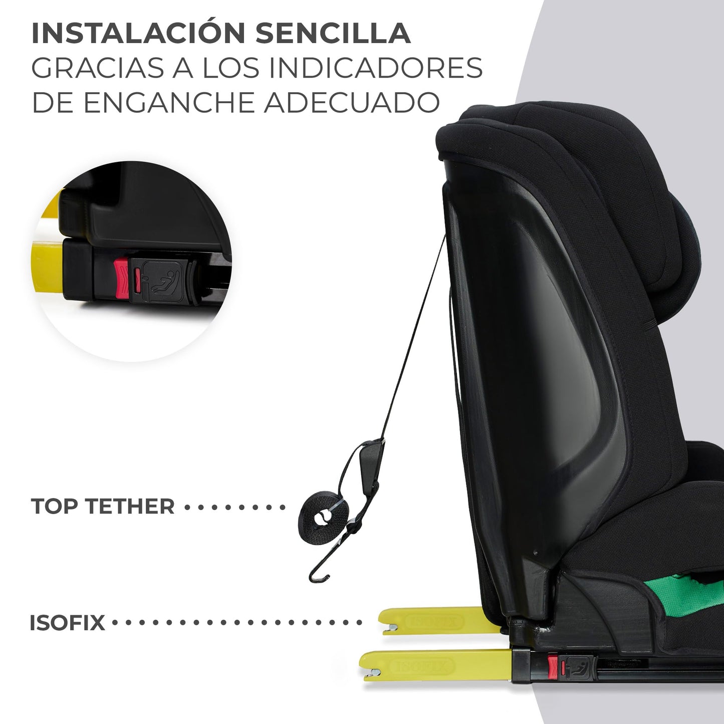 Silla de coche Kinderkraft SAFETY FIX 2 i-Size