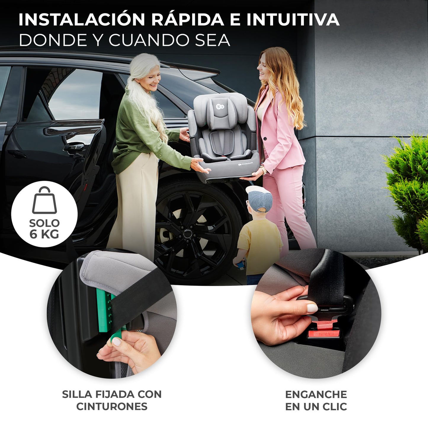 Silla de coche Kinderkraft COMFORT UP I-SIZE