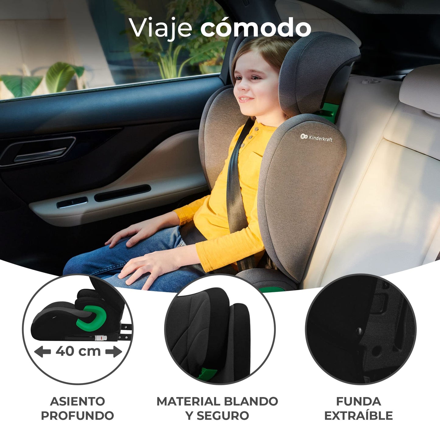 Silla de coche Kinderkraft JUNIOR FIX I-SIZE