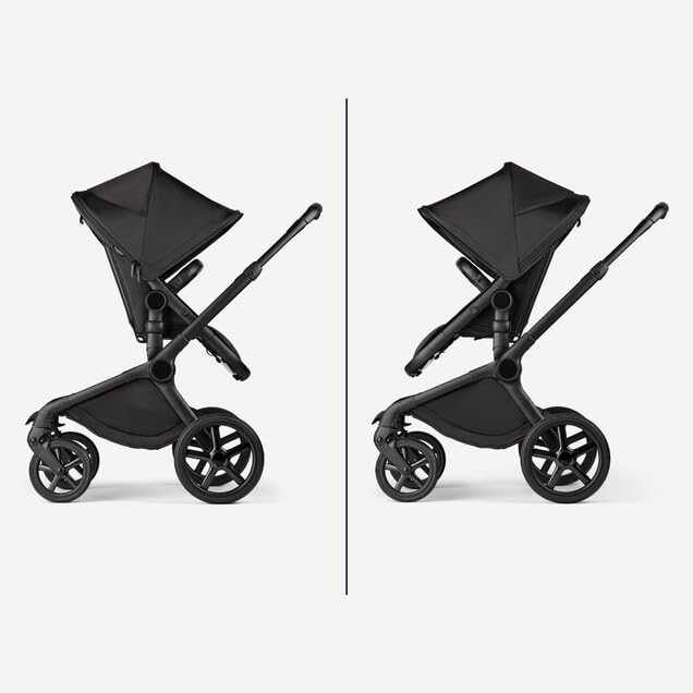 Bugaboo Fox 5 Cochecito de Bebé 2 en 1 Todo Terreno, Plegado Fácil, Edición Limitada Black Moonlight