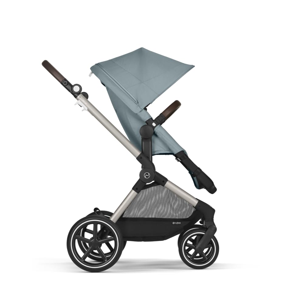CYBEX EOS Lux Silla de Paseo 2 en 1, desde el Nacimiento hasta 22 kg, Sky Blue