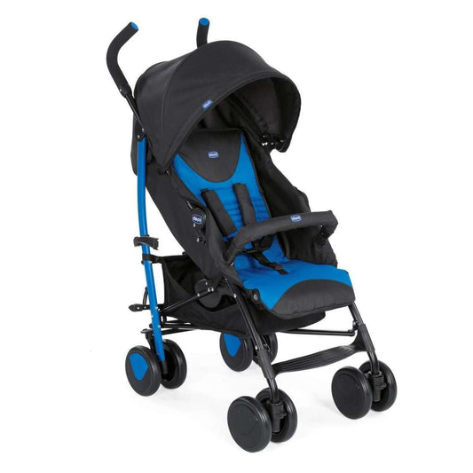 Chicco Echo Silla de Paseo Ligera y Compacta, Plegado Paraguas, desde el Nacimiento, hasta 22 kg, Azul