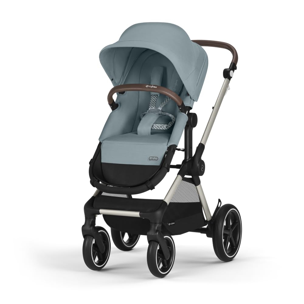CYBEX EOS Lux Silla de Paseo 2 en 1, desde el Nacimiento hasta 22 kg, Sky Blue