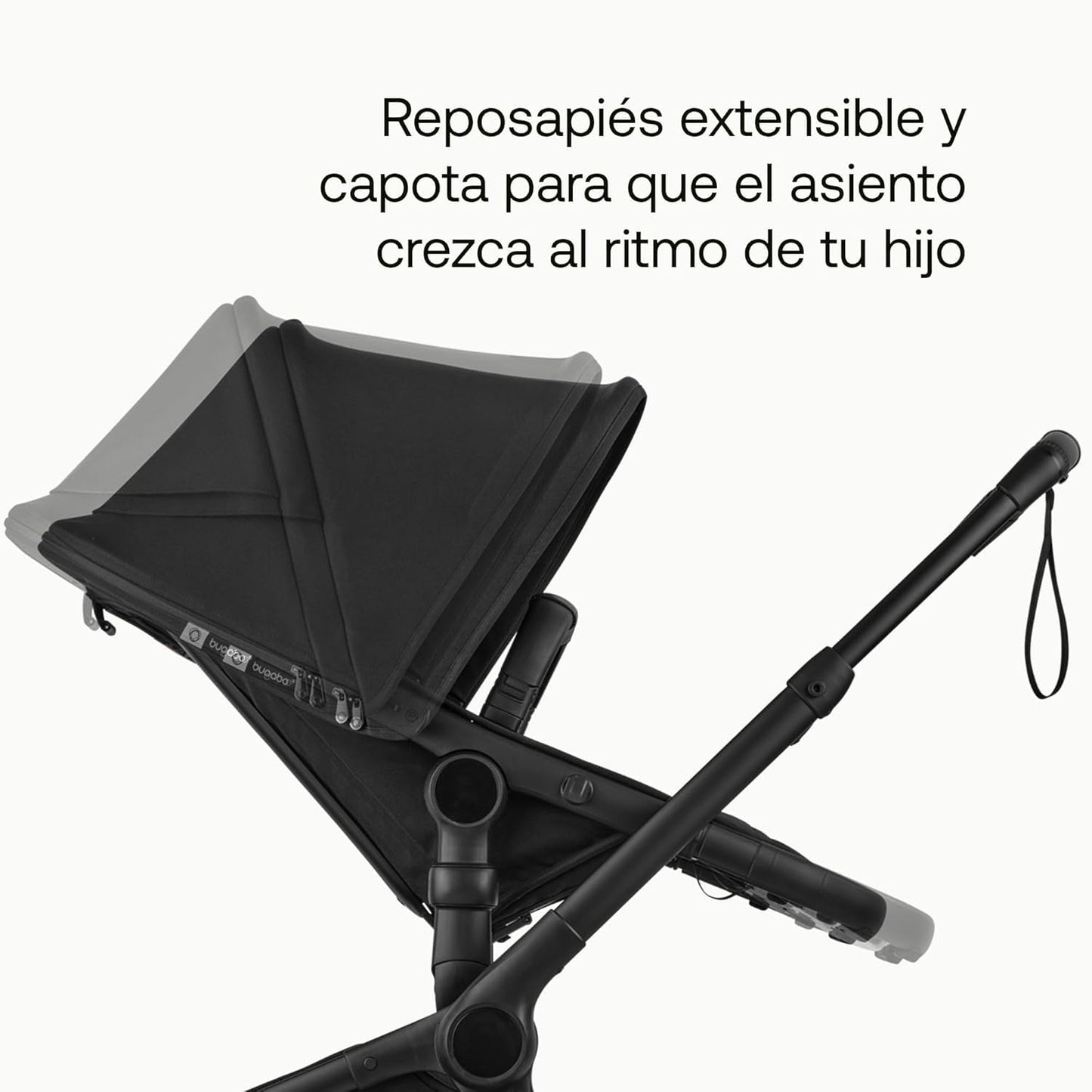 Bugaboo Fox 5 Cochecito de Bebé 2 en 1 Todo Terreno, Plegado Fácil, Edición Limitada Black Moonlight