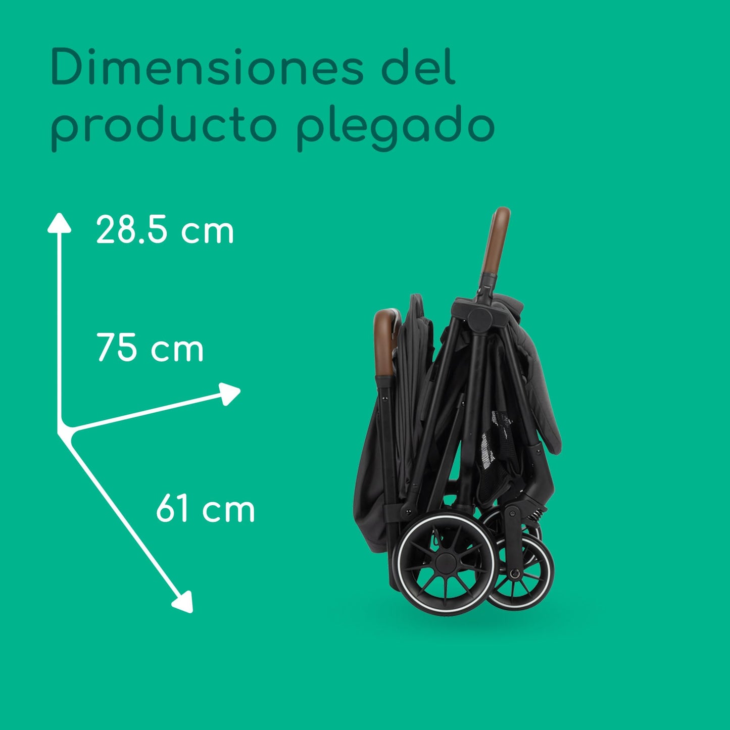Bebeconfort Mane Carrito Gemelar, Plegado Automático, Reclinación Total, Arnés 5 Puntos, Mineral Graphite