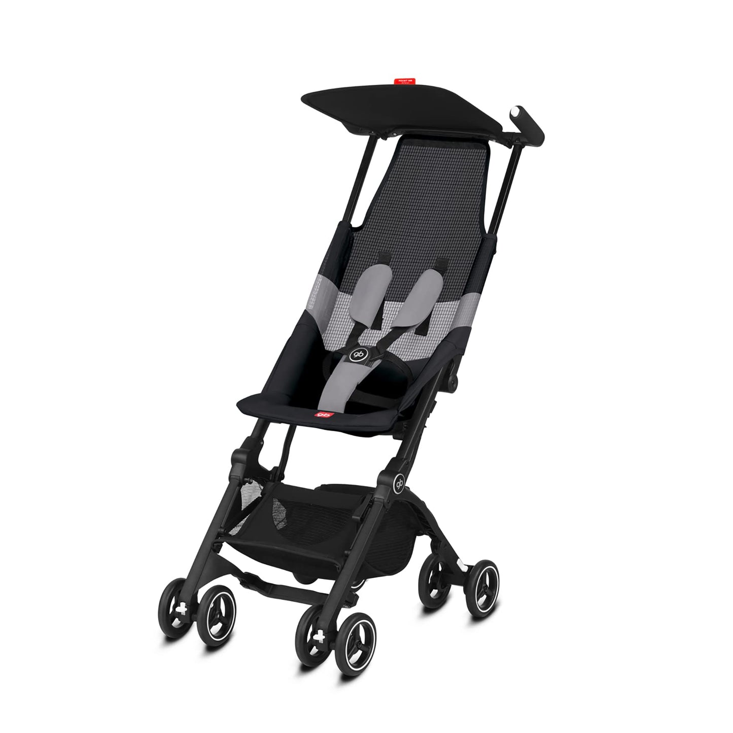 GB Gold Pockit Air All-Terrain Sillita de Paseo, Velvet Black (2019)