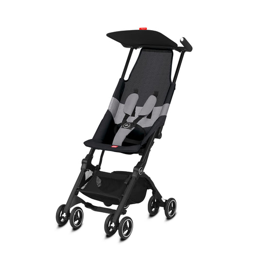 GB Gold Pockit Air All-Terrain Sillita de Paseo, Velvet Black (2019)