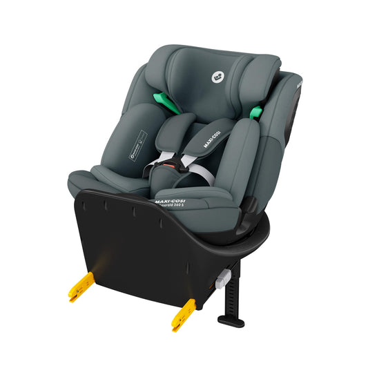 Maxi-Cosi Emerald 360 S i-Size Silla de Coche Giratoria, de 0-12 Años (40-150 cm), Protección G-CELL, Tonal Graphite