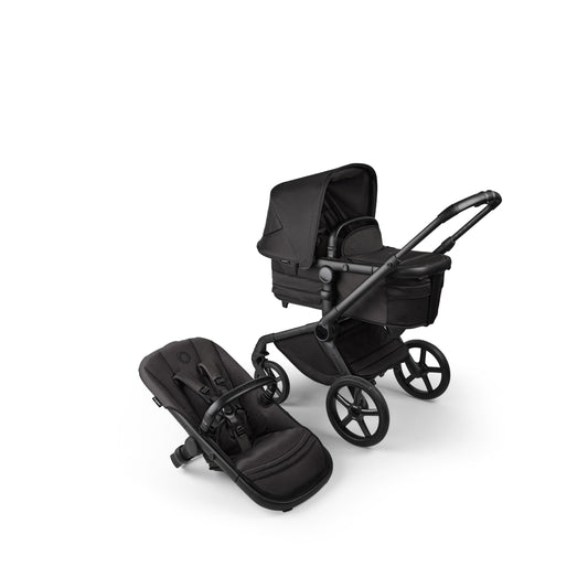 Bugaboo Fox 5 Cochecito de Bebé 2 en 1 Todo Terreno, Plegado Fácil, Edición Limitada Black Moonlight