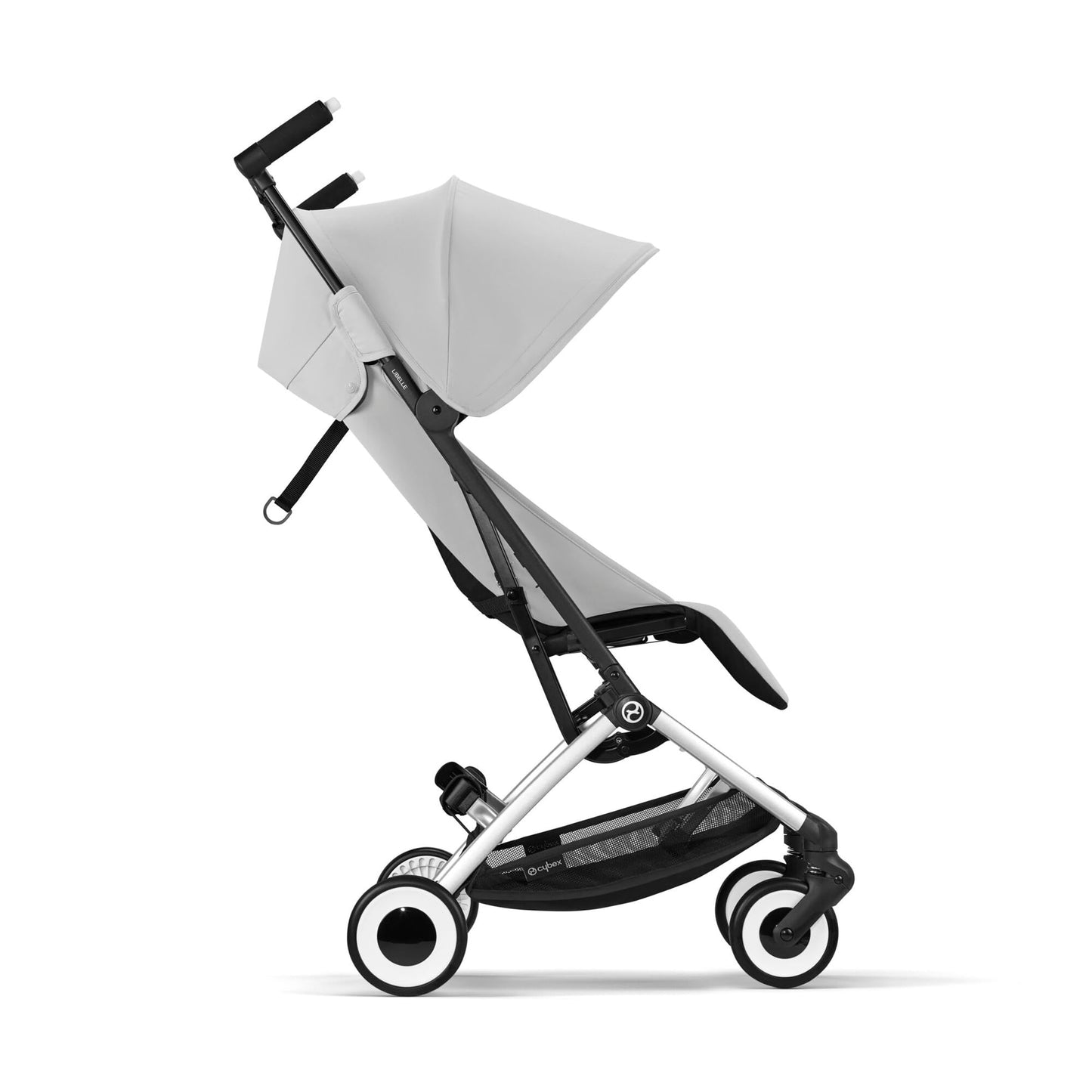 CYBEX Libelle Silla de Paseo Ligera, Arnés One-Pull, de 6 Meses a 4 Años (hasta 22 kg), 6 kg, Fog Grey