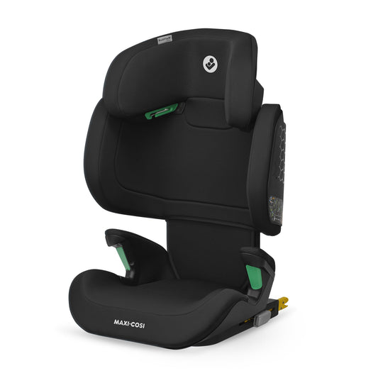 Maxi-Cosi RodiFix M i-Size Silla de Coche con Respaldo Alto ISOFIX, de 3.5-12 Años (100-150 cm), Protección G-CELL, Basic Black