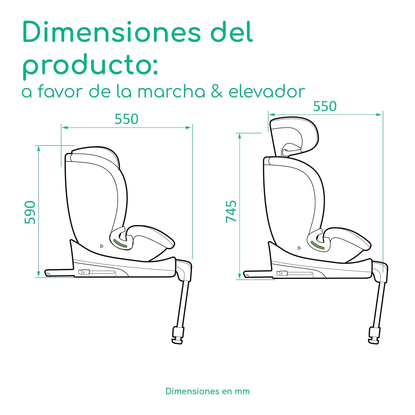 Silla de coche Bebeconfort RevolveFix Plus 360 i-Size