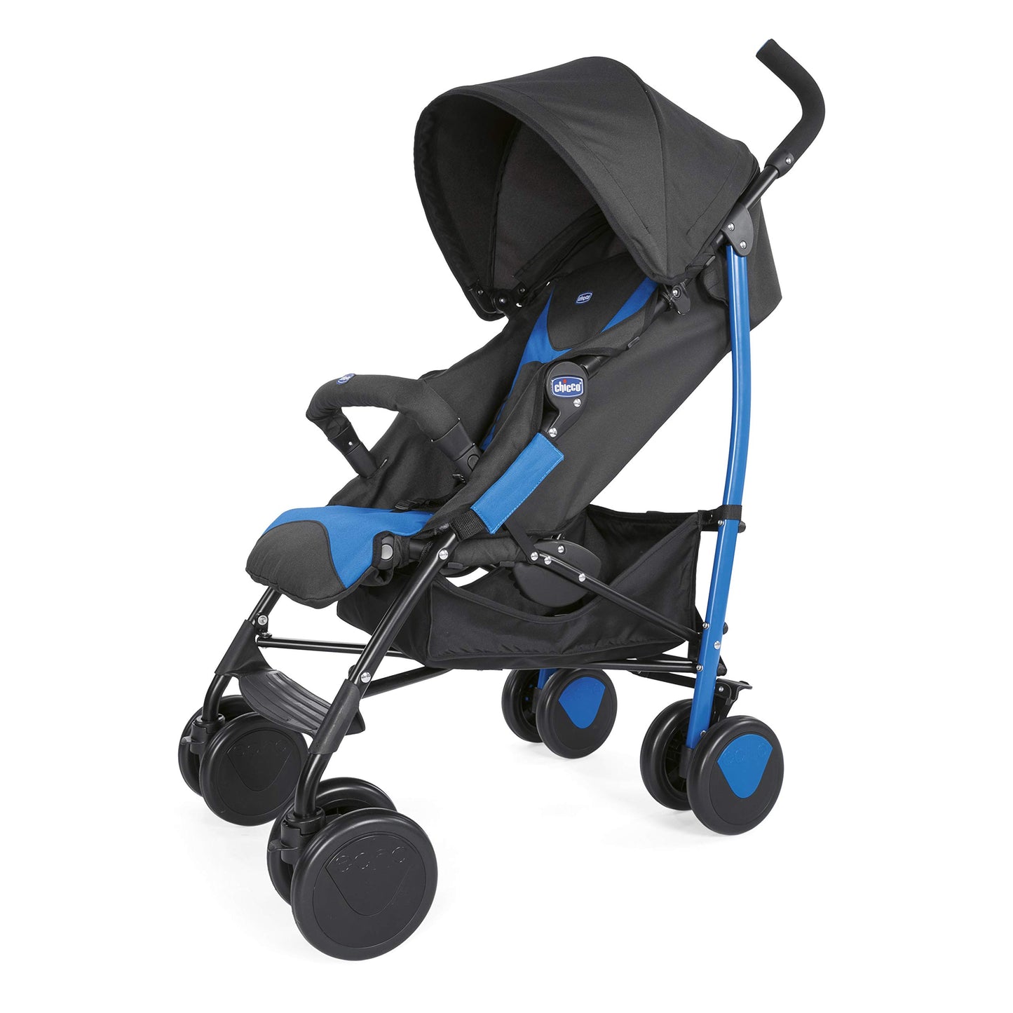 Chicco Echo Silla de Paseo Ligera y Compacta, Plegado Paraguas, desde el Nacimiento, hasta 22 kg, Azul
